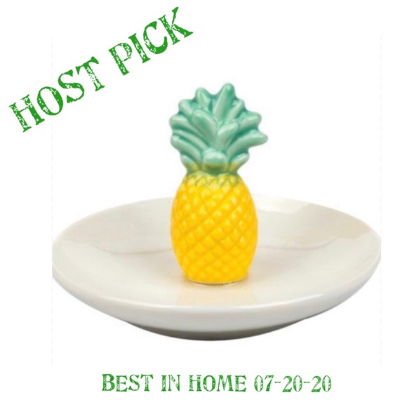 Decorative Ceramic Pineapple Ring Tray NWT - Picture 2 of 5